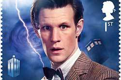 Dr. Who postage stamp