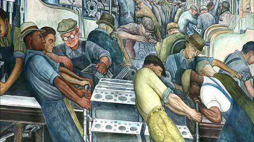 Diego Rivera mural